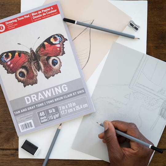 Tan & Gray Tone Drawing Pad by Artist's Loft